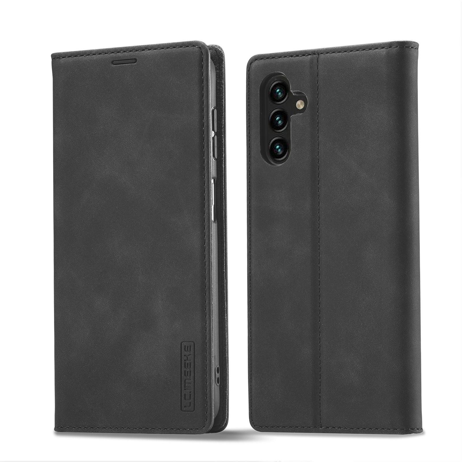 LC.IMEEKE For Samsung Galaxy A15 4G/5G Microfiber Leather Case Strong Magnetic Suction Phone Cover Black
LC.IMEEKE For Samsung Galaxy A15 4G/5G Microfiber Leather Case Strong Magnetic Suction Phone Cover Black