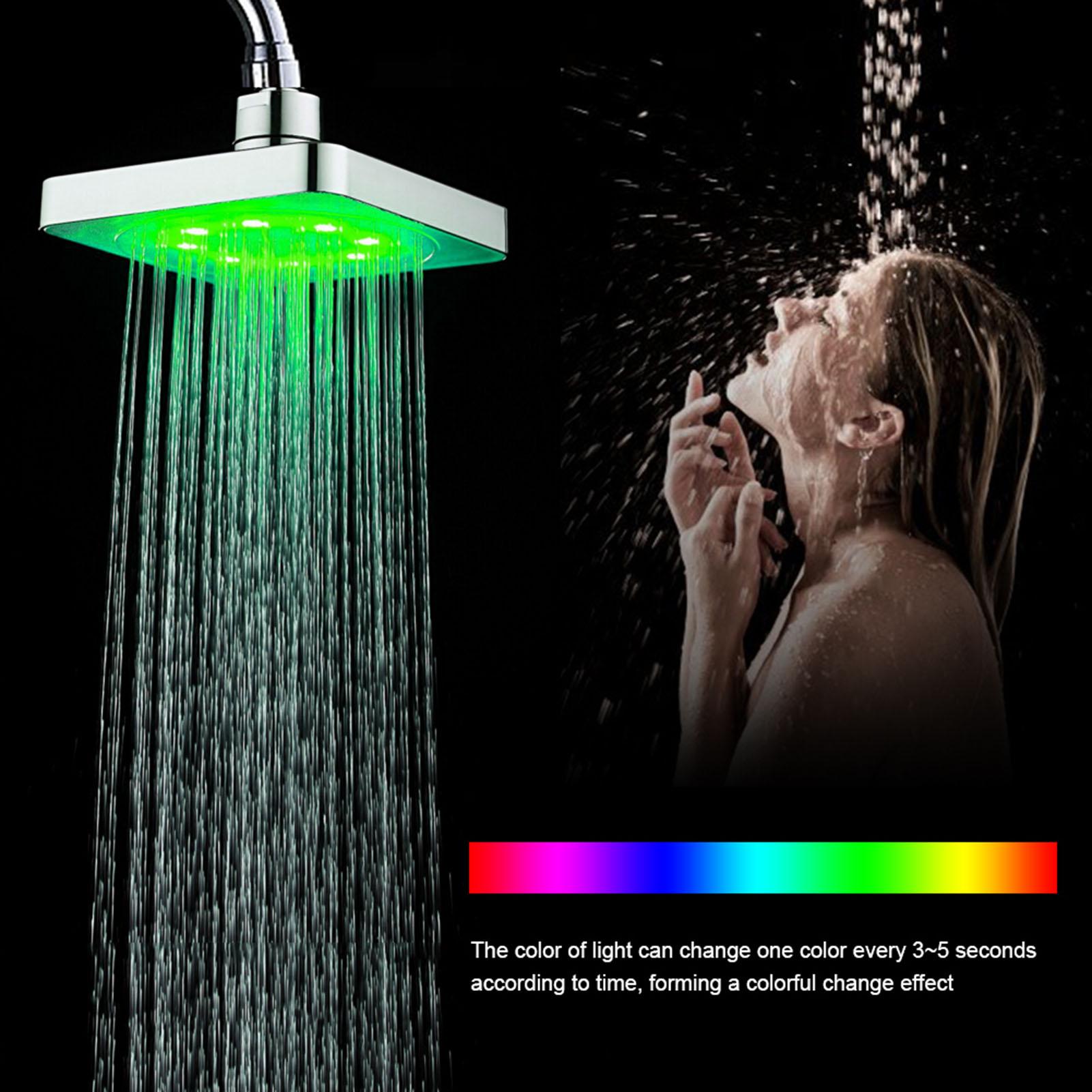 7 Colors LED Light Shower Head, ABS Material Water Powered No Battery Needed, Easy to Install with Color Changing Effect, for Home Bathroom Shower
7 Colors LED Light Shower Head, ABS Material Water Powered No Battery Needed, Easy to Install with Color Changing Effect, for Home Bathroom Shower