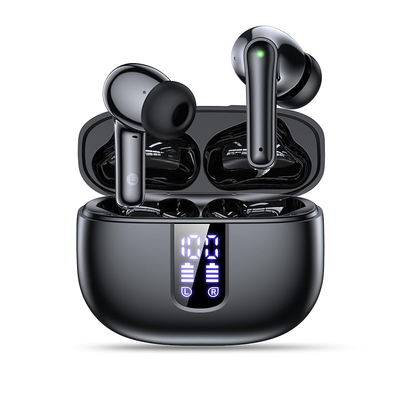 wireless earphones earphones bluetooth with microphone bluetooth ENC noise canceling LED display display Hi-Fi sound quality automatic pairing instant
wireless earphones earphones bluetooth with microphone bluetooth ENC noise canceling LED display display Hi-Fi sound quality automatic pairing instant