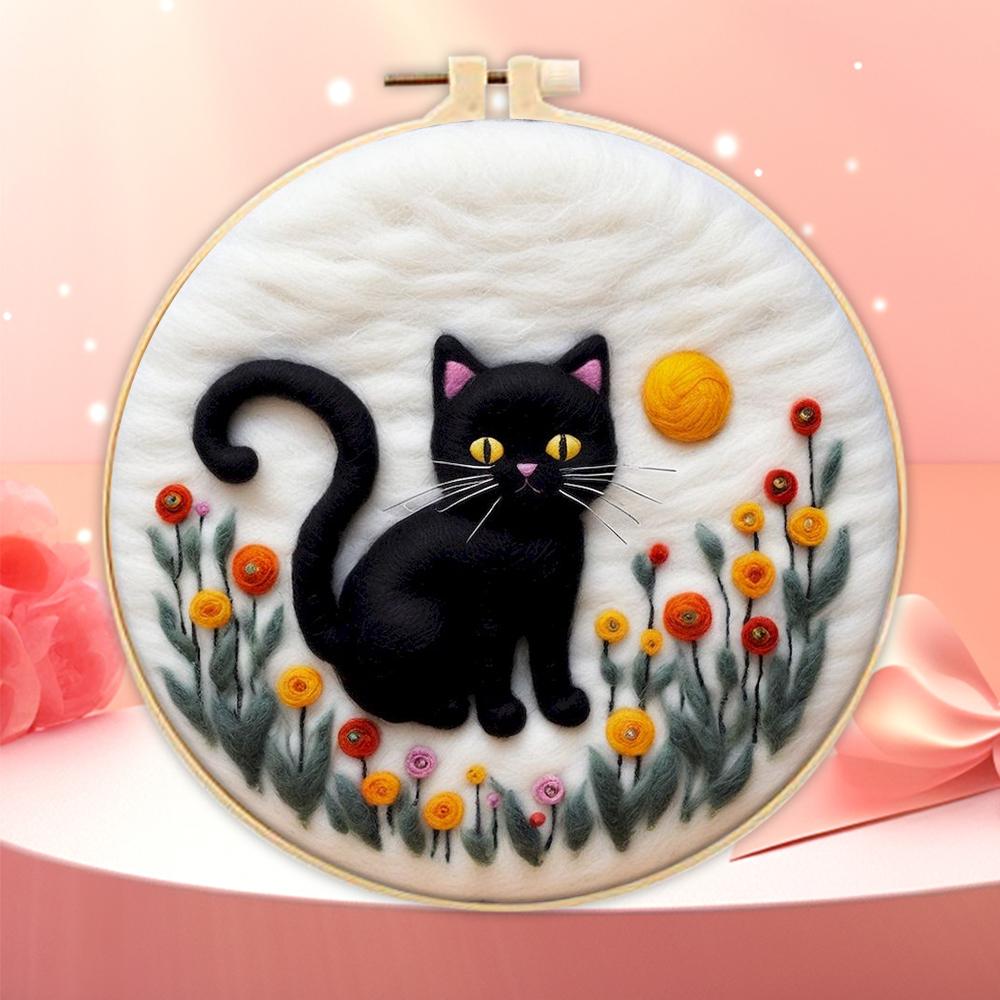 CHENISTORY Diy Felt Kit Wool Felting Painting With Frame Animal Cat Wool Needle Felt Picture Kit Felt Craft New Gift 20x20cm
CHENISTORY Diy Felt Kit Wool Felting Painting With Frame Animal Cat Wool Needle Felt Picture Kit Felt Craft New Gift 20x20cm