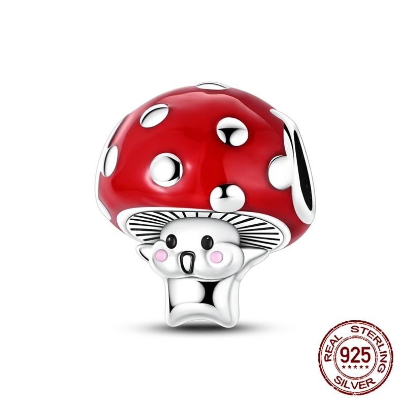 copper Adorable Little Small Red Mushroom Bead Charm Compatible With Authentic Charm Bracelets Women Do It Yourself Jewellery Gift
copper Adorable Little Small Red Mushroom Bead Charm Compatible With Authentic Charm Bracelets Women Do It Yourself Jewellery Gift