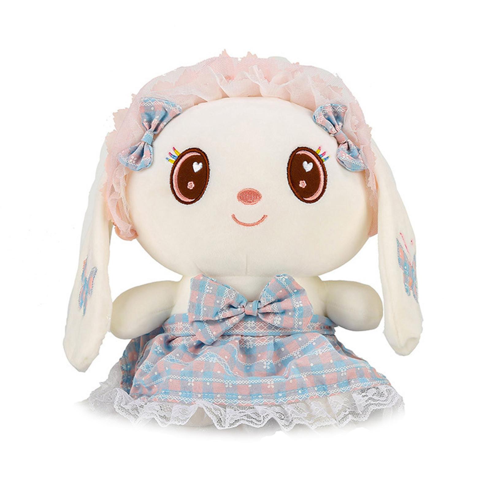 Cartoon Rabbit Plush Toy With Lace Dress Huggable Throw Pillow Rabbit For Girls 30cm синій
Cartoon Rabbit Plush Toy With Lace Dress Huggable Throw Pillow Rabbit For Girls 30cm синій