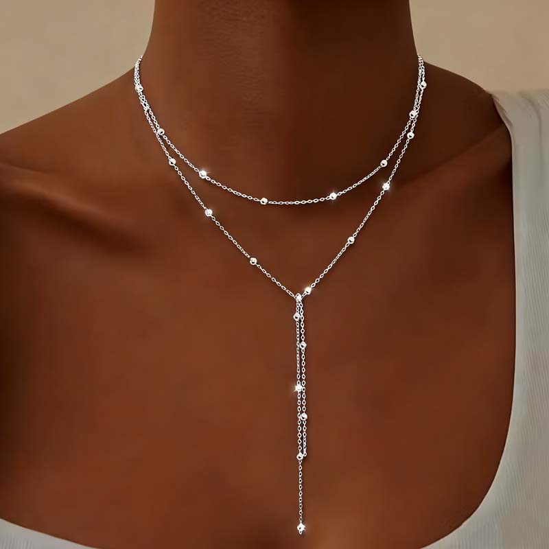 Bohemia Copper Color Ball Chain Necklaces for Women Simple Metal Y-Shaped Beaded Long Tassel Pendant Necklace Zircon медный
Bohemia Copper Color Ball Chain Necklaces for Women Simple Metal Y-Shaped Beaded Long Tassel Pendant Necklace Zircon медный