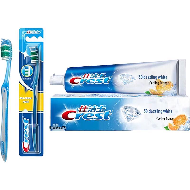 Crest Colorful Crystal Toothbrush & Toothpaste Set
Crest Colorful Crystal Toothbrush & Toothpaste Set