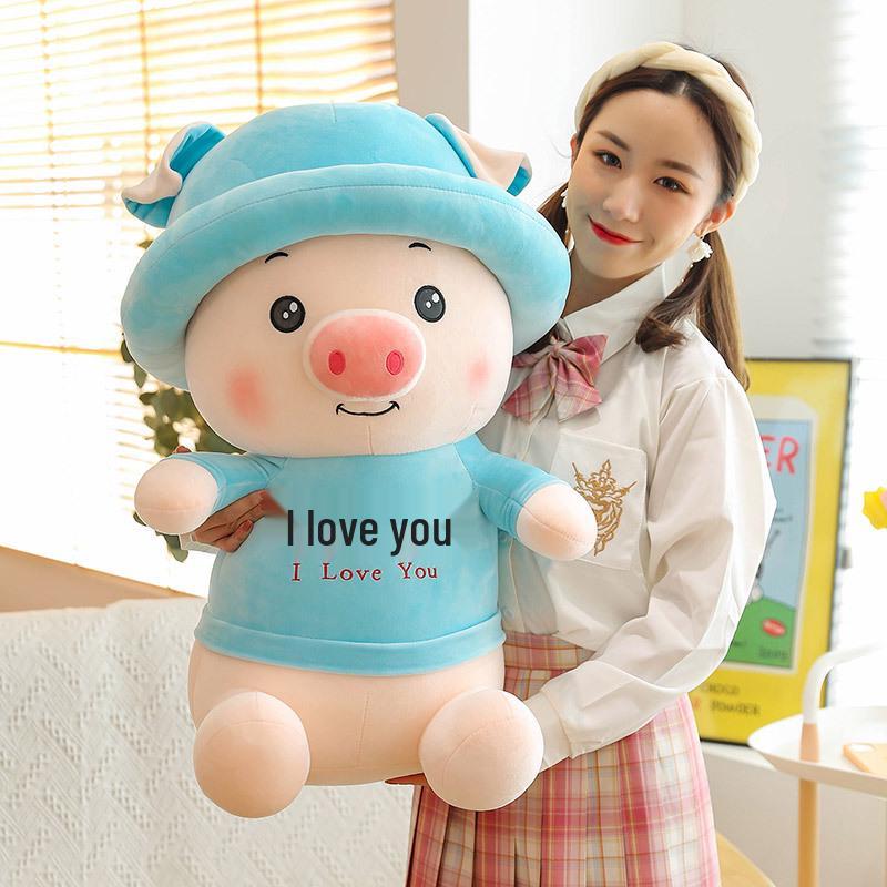 Я люблю тебя Плюшевая игрушка-свинка - Большая мультяшная кукла-свинка и подушка 34 cm, 0.43 kg синий
Я люблю тебя Плюшевая игрушка-свинка - Большая мультяшная кукла-свинка и подушка 34 cm, 0.43 kg синий