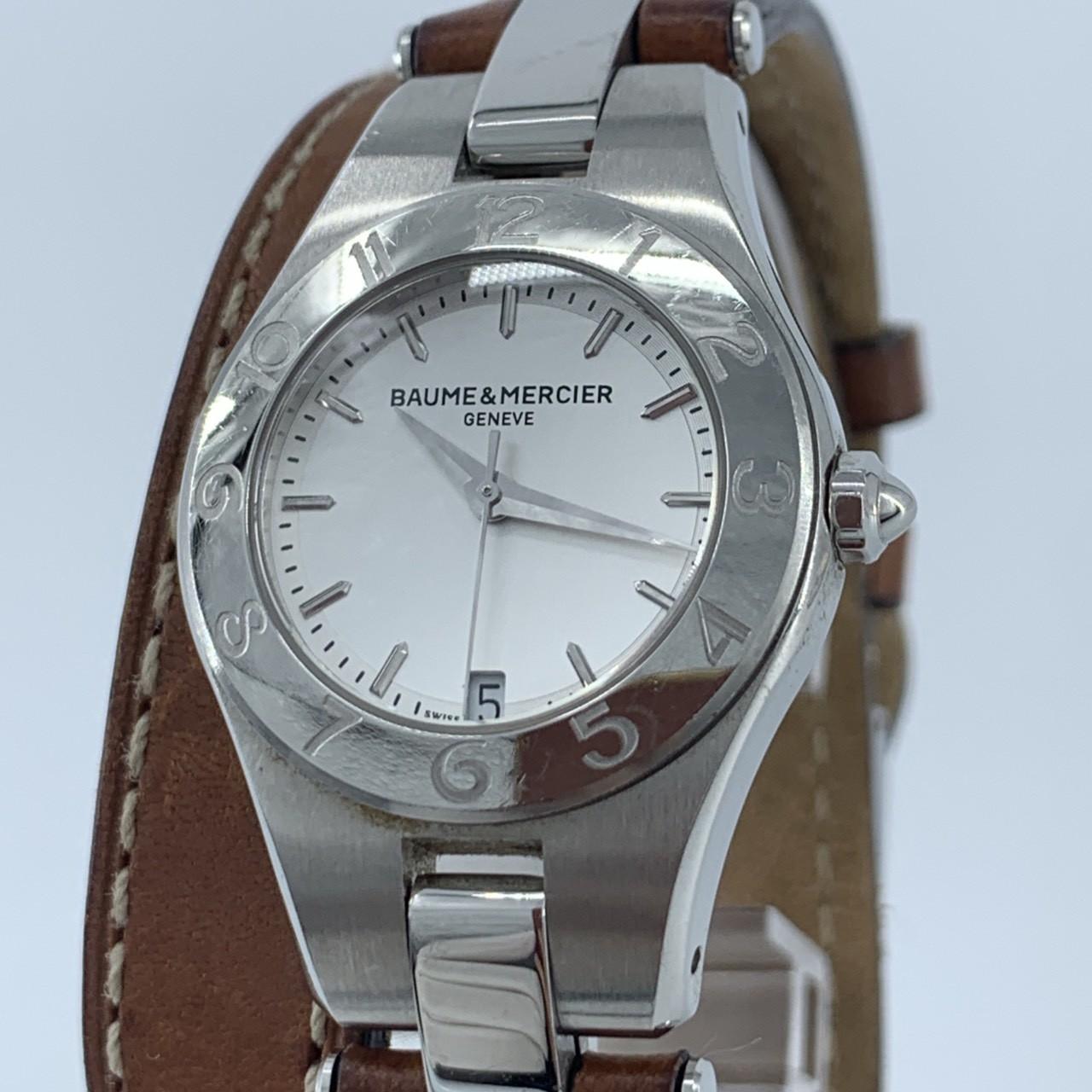 Working Good BAUME&MERCIER Linea 65690 Quartz Women s Watch White Dial Stainless Steel Date 5 ATM Water Resistance (50M) 3-Hand
Working Good BAUME&MERCIER Linea 65690 Quartz Women s Watch White Dial Stainless Steel Date 5 ATM Water Resistance (50M) 3-Hand