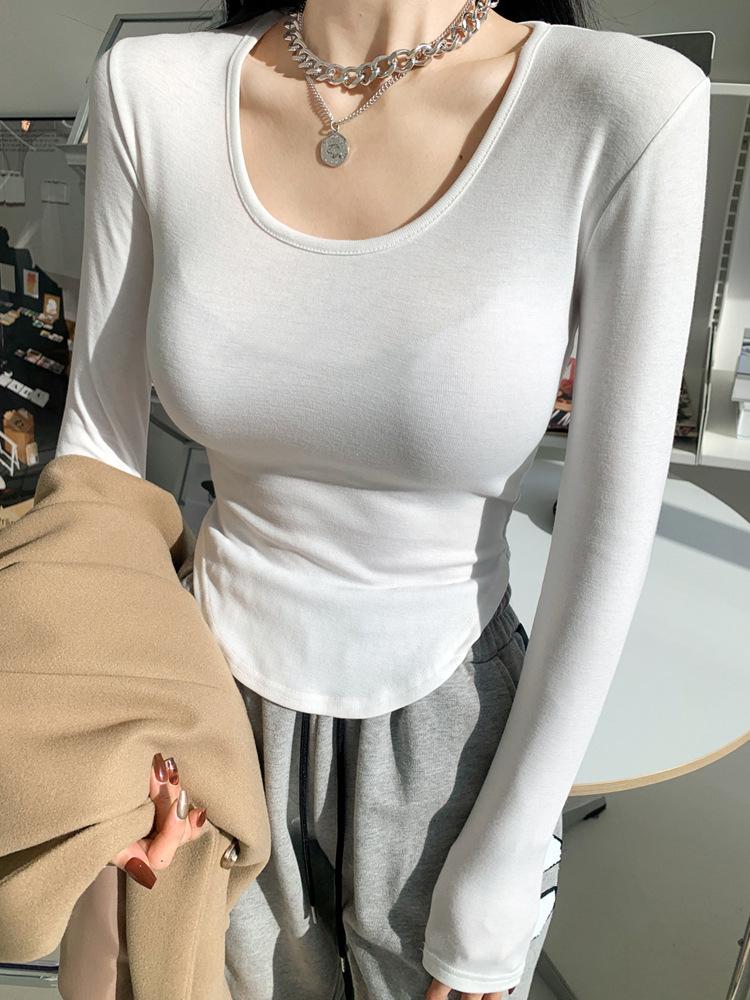 Pure and Sexy Base Shirt for Women with Long-sleeved T-shirt In Autumn and Winter New Slim and Tight Fit In Modal Top S белый
Pure and Sexy Base Shirt for Women with Long-sleeved T-shirt In Autumn and Winter New Slim and Tight Fit In Modal Top S белый