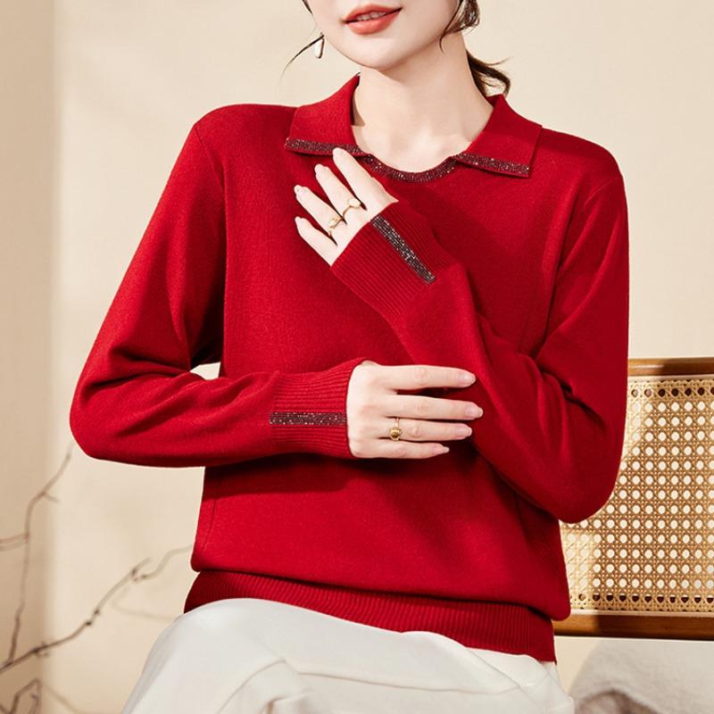 Medium Women s Noble Fashion Bottom Shirt Mom Knitted Sweater Spring Wear Natal Year Top Age Reduction 2XL
Medium Women s Noble Fashion Bottom Shirt Mom Knitted Sweater Spring Wear Natal Year Top Age Reduction 2XL