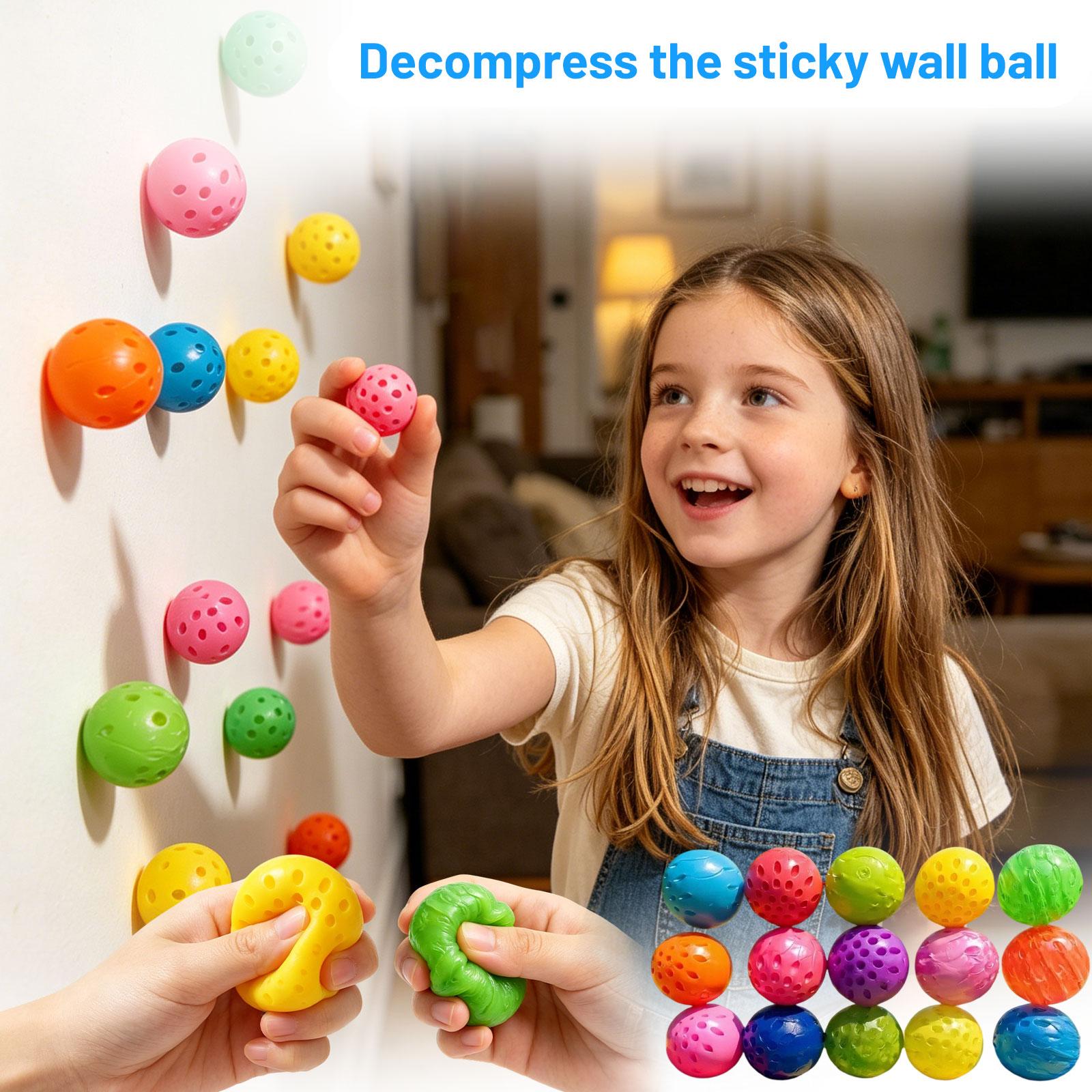 Stress Relief Sticky Wall Balls 3 5cm Suction Cup Balls Sensory Fidget Toys for Kids and Adults Durable Soft Material for Indoor Outdoor Play One Size
Stress Relief Sticky Wall Balls 3 5cm Suction Cup Balls Sensory Fidget Toys for Kids and Adults Durable Soft Material for Indoor Outdoor Play One Size