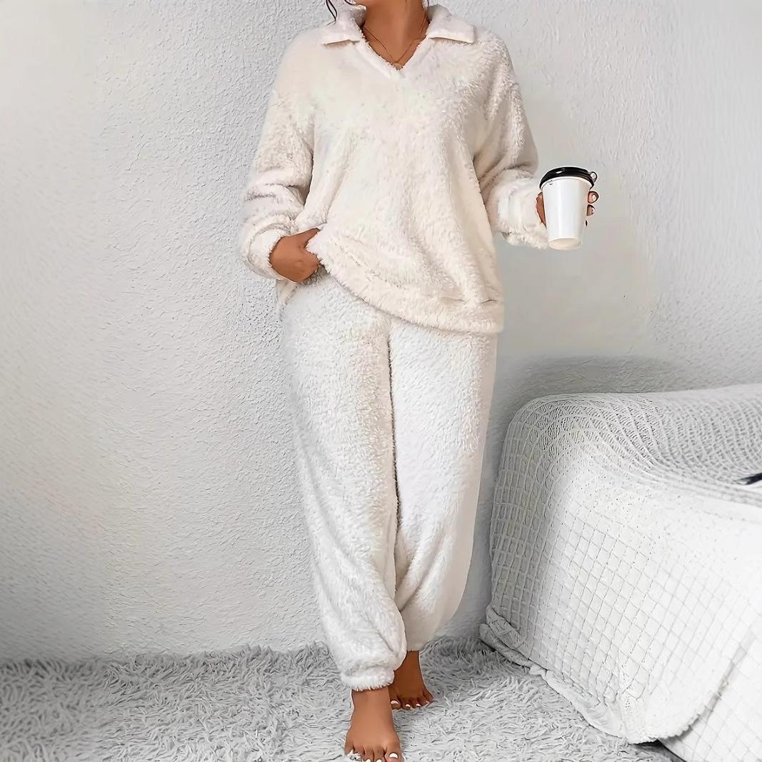 Плюс Размер Повседневная Домашняя Одежда Пижама Женский Длинный Рукав Топ Длинные Брюки Костюм 0XL белый
Плюс Размер Повседневная Домашняя Одежда Пижама Женский Длинный Рукав Топ Длинные Брюки Костюм 0XL белый