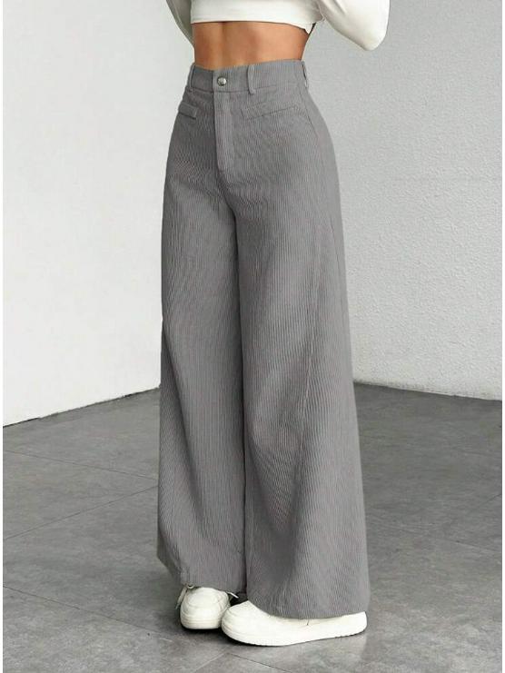 Autumn/Winter Casual High-Waisted Wide-Leg Cargo Pants - European and American Style Extra Extra Large сірий колір
Autumn/Winter Casual High-Waisted Wide-Leg Cargo Pants - European and American Style Extra Extra Large сірий колір