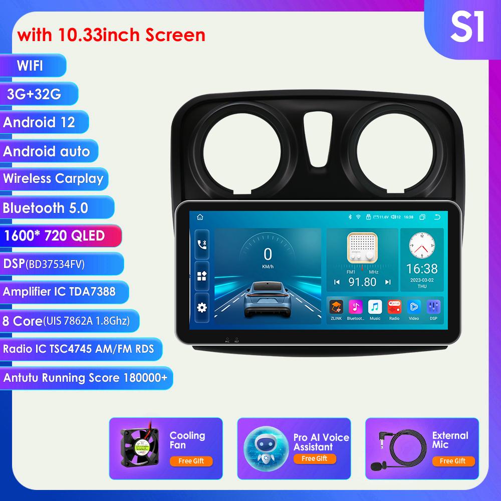 2din Android Авторадио для Renault Logan 2 2012-2019 Sandero 2 Автомобильный радиоприемник Мультимедийный видеоплеер GPS Navi Головное устройство Carplay 4G Интеллектуальный экран S1 8Core 3G 32G AI-3
2din Android Авторадио для Renault Logan 2 2012-2019 Sandero 2 Автомобильный радиоприемник Мультимедийный видеоплеер GPS Navi Головное устройство Carplay 4G Интеллектуальный экран S1 8Core 3G 32G AI-3