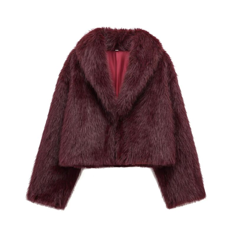 Осень и Зима Новая Женская Одежда Модный Стиль Эффект Искусственного Меха Лацканы Длинные Рукава Куртка Верхняя Одежда 6318247 Red L
Осень и Зима Новая Женская Одежда Модный Стиль Эффект Искусственного Меха Лацканы Длинные Рукава Куртка Верхняя Одежда 6318247 Red L