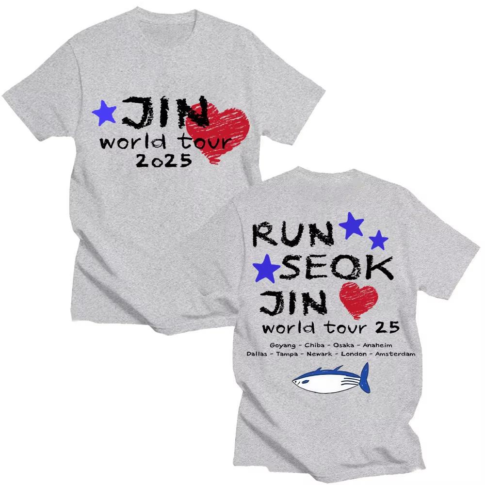 Джин Супер Тунец Рыба RUNSEOKJIN EP ТУР 2025 Футболки K-pop Корейская Мода Ретро Футболка Мужчины Женщины Свободная Хлопковая Футболка Подарки для Фанатов S
Джин Супер Тунец Рыба RUNSEOKJIN EP ТУР 2025 Футболки K-pop Корейская Мода Ретро Футболка Мужчины Женщины Свободная Хлопковая Футболка Подарки для Фанатов S
