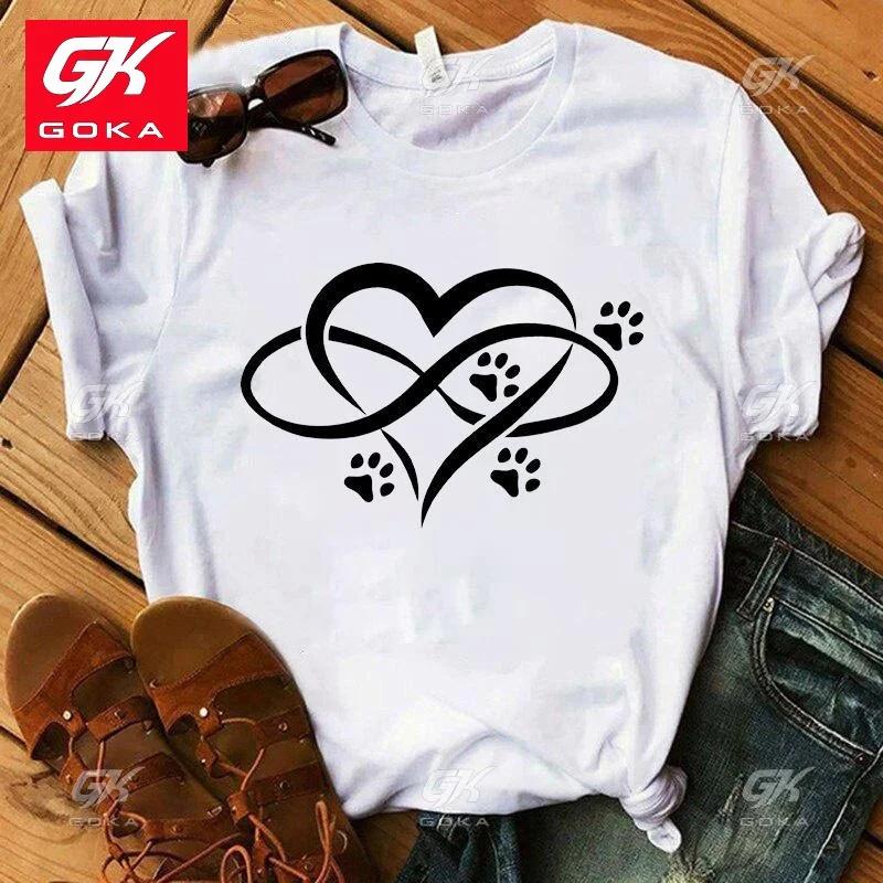 Dog Paw Print Ctton T Shirt for Women Casual Short Sleeve Round Neck Top Cute Tees Creative Personalized Hip Hop Unisex T Shirts S
Dog Paw Print Ctton T Shirt for Women Casual Short Sleeve Round Neck Top Cute Tees Creative Personalized Hip Hop Unisex T Shirts S