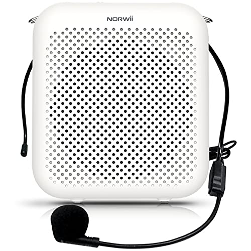 NORWII S358 Портативный перезаряжаемый аудиоусилитель емкостью 4000 мАч с проводным микрофоном, гарнитурой, персональным микрофоном и динамиком для тура и пояса,
NORWII S358 Портативный перезаряжаемый аудиоусилитель емкостью 4000 мАч с проводным микрофоном, гарнитурой, персональным микрофоном и динамиком для тура и пояса,