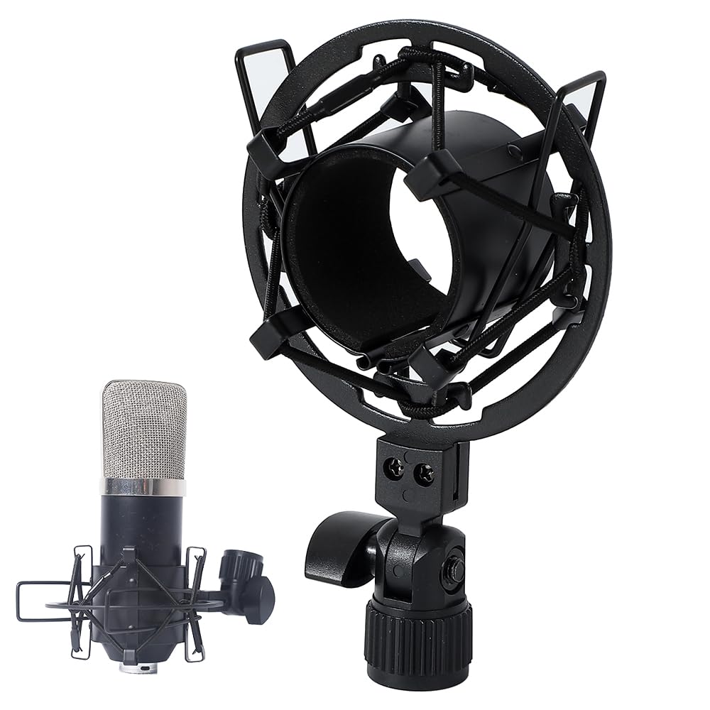 TKY Shock Mount Condenser Microphone Microphone Holder Recording Home Recording Noise Vibration Prevention 4.6cm (Black) чёрный
TKY Shock Mount Condenser Microphone Microphone Holder Recording Home Recording Noise Vibration Prevention 4.6cm (Black) чёрный