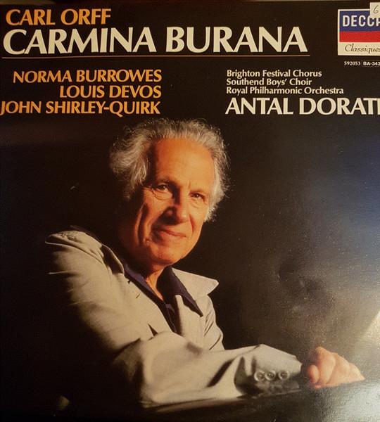 LP Record CARL ORFF, NORMA BURROWES, LOUIS DE - Carmina Burana 592053 Decca France Classical Used
LP Record CARL ORFF, NORMA BURROWES, LOUIS DE - Carmina Burana 592053 Decca France Classical Used