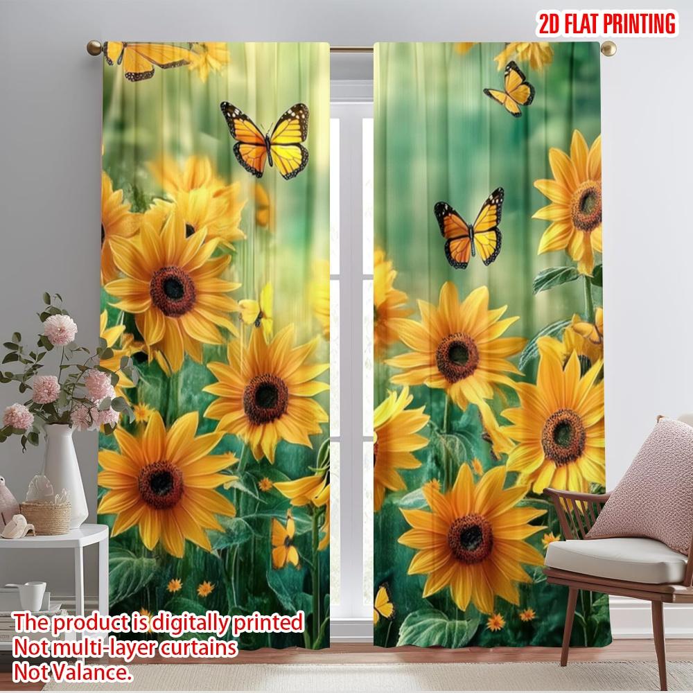 2pcs,2D plane printing Popular Curtain Panels Sunflower Symphony Versatile Polyester Fabric (without rod) All Seasons for 52.50×116.00 CM 2pcs
2pcs,2D plane printing Popular Curtain Panels Sunflower Symphony Versatile Polyester Fabric (without rod) All Seasons for 52.50×116.00 CM 2pcs