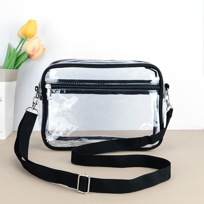 Clear PVC Crossbody Bags For Women, Waterproof Vacati Travel Beach Shoulder Bag For Outdoor, Summer Ladies Handbags Gifts 26x18.5x7cm чорний
Clear PVC Crossbody Bags For Women, Waterproof Vacati Travel Beach Shoulder Bag For Outdoor, Summer Ladies Handbags Gifts 26x18.5x7cm чорний