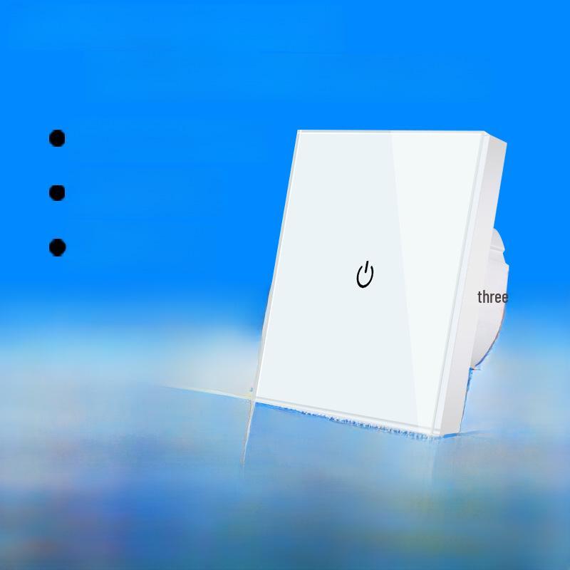 European Standard Tempered Glass Touch Wall Switch Panel Double circle white one open white bottom
European Standard Tempered Glass Touch Wall Switch Panel Double circle white one open white bottom