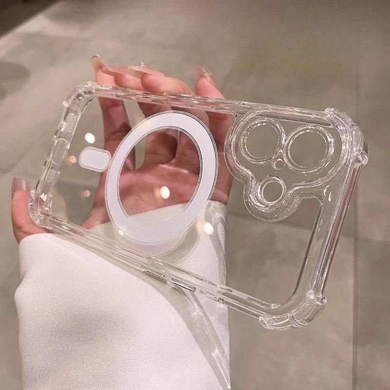 Soft Wireless Charge Magsafe Silicone Phone Case For iPhone 11 12 13 14 15 16 17 Pro Max Plus Transparent Magnetic Bumper Cover iPhone 14 Plus чистий
Soft Wireless Charge Magsafe Silicone Phone Case For iPhone 11 12 13 14 15 16 17 Pro Max Plus Transparent Magnetic Bumper Cover iPhone 14 Plus чистий