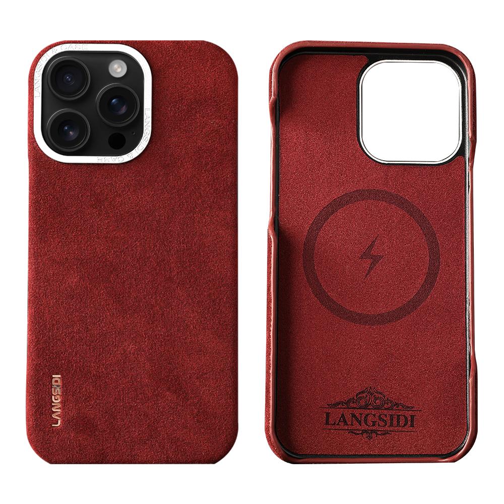 Genuine Italian Leather for Magsafe Case for iPhone 15 16 Pro Max Suede Fur Supercar Leather Metal Frame Magnetic Back Cover iPhone 16 Pro Max
Genuine Italian Leather for Magsafe Case for iPhone 15 16 Pro Max Suede Fur Supercar Leather Metal Frame Magnetic Back Cover iPhone 16 Pro Max