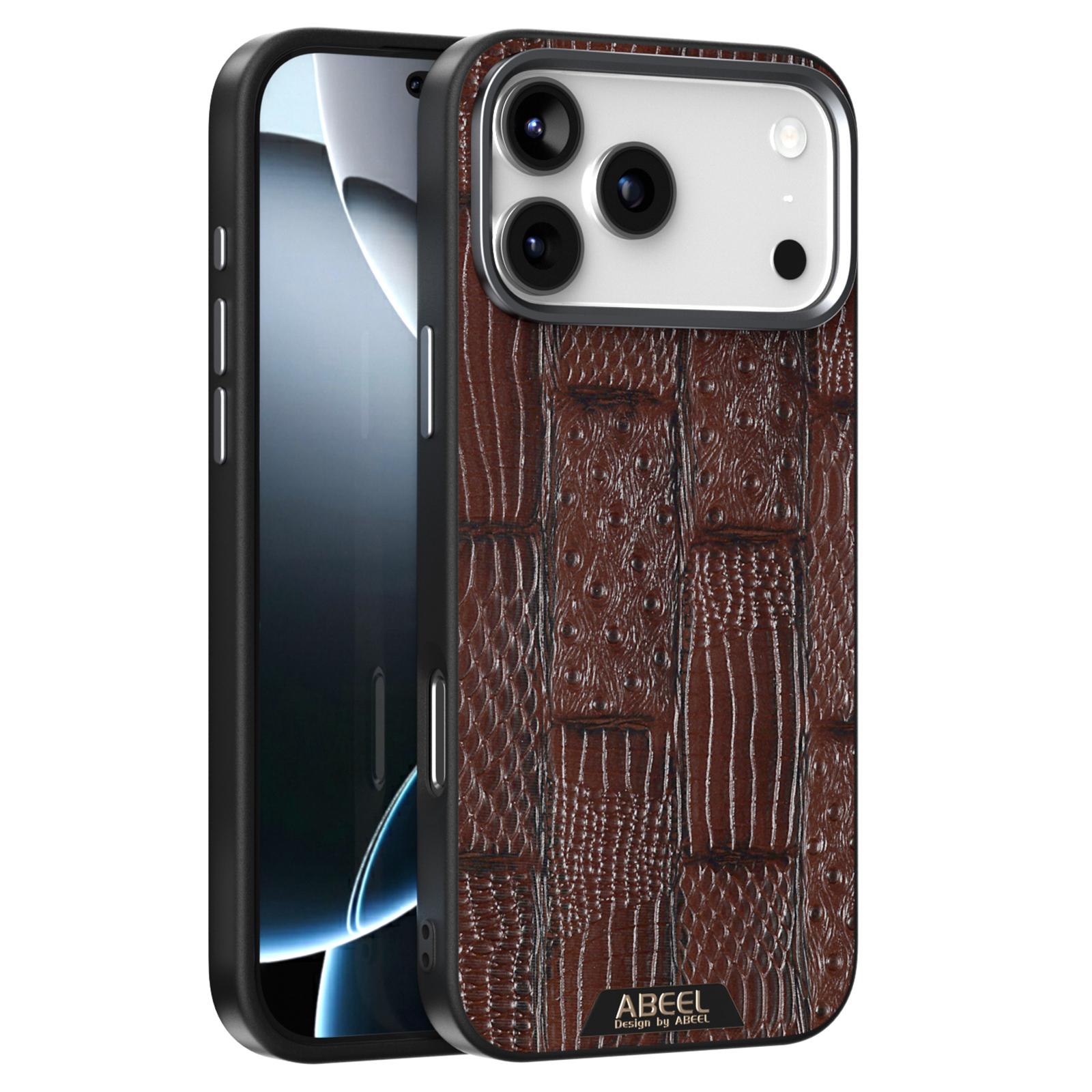 ABEEL Чехол для iPhone 17 Pro с поддержкой MagSafe Текстура Зверя Микро-Тиснение Задняя Крышка Coffee
ABEEL Чехол для iPhone 17 Pro с поддержкой MagSafe Текстура Зверя Микро-Тиснение Задняя Крышка Coffee