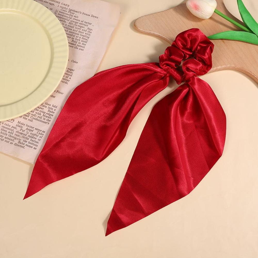 Knotted Ponytail Scarf Solid Color Ribbon Large Intestine Rope Gift Satin Long Hair Rope Girl фіолетовий
Knotted Ponytail Scarf Solid Color Ribbon Large Intestine Rope Gift Satin Long Hair Rope Girl фіолетовий