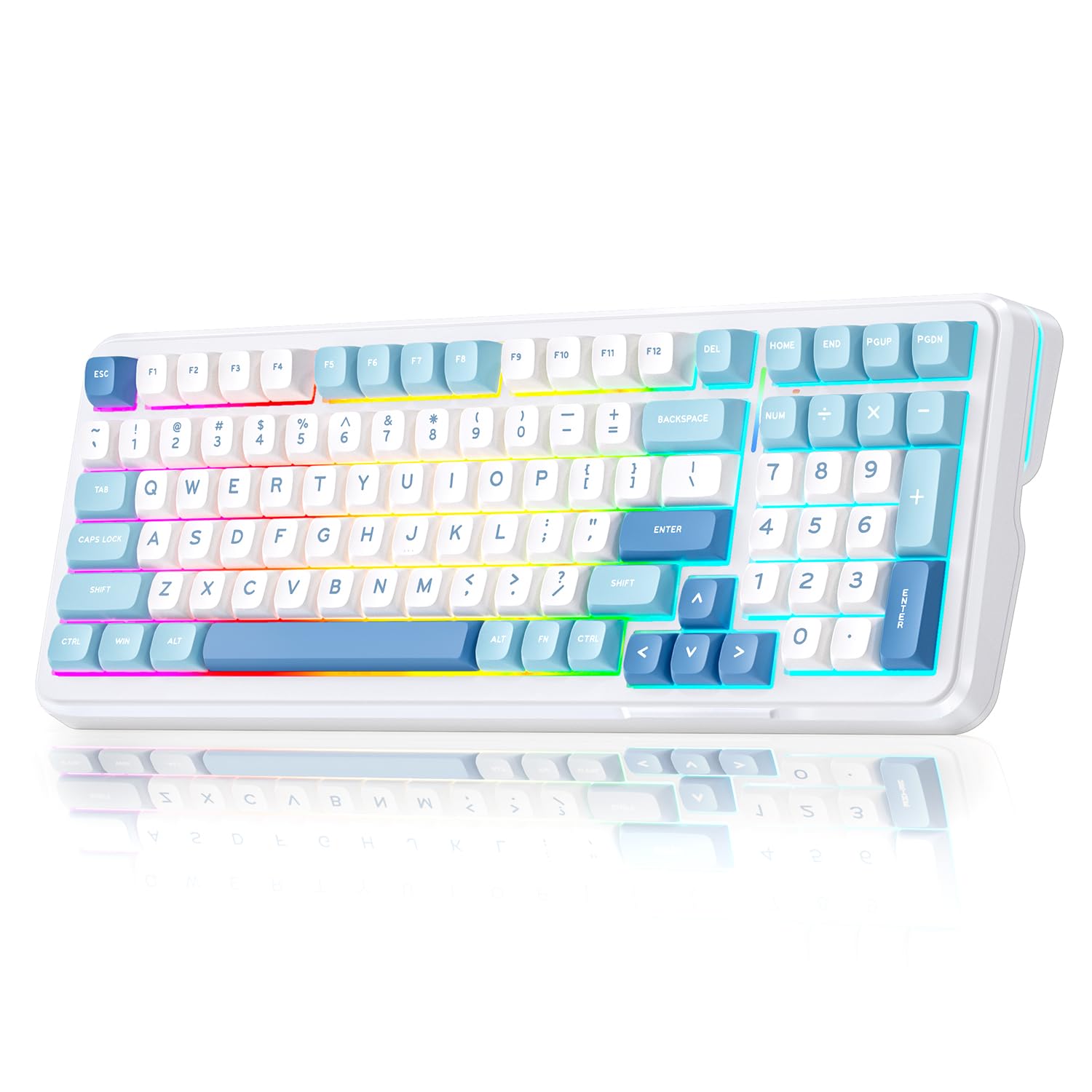 MCHOSE K99 Gaming Keyboard Gasket Mechanical Keyboard 99 Keys Cable Hot Swap Compatible with 6 Layer Pad 6000mAh PCB RGB Backlight Fushinko
MCHOSE K99 Gaming Keyboard Gasket Mechanical Keyboard 99 Keys Cable Hot Swap Compatible with 6 Layer Pad 6000mAh PCB RGB Backlight Fushinko