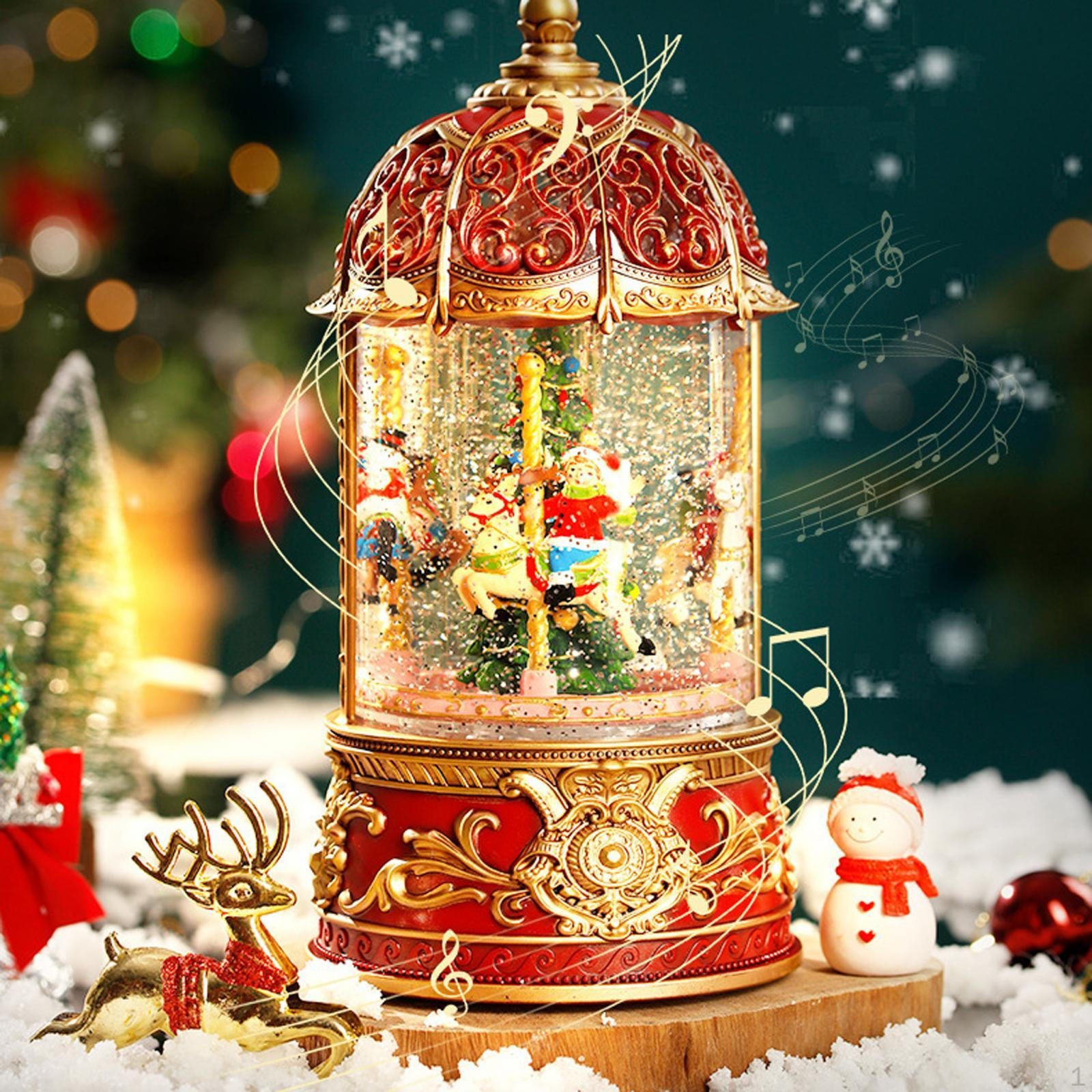 Christmas Lantern Lighted Music Box Rotating Xmas Musical Festival Holiday Centerpiece Birthday
Christmas Lantern Lighted Music Box Rotating Xmas Musical Festival Holiday Centerpiece Birthday