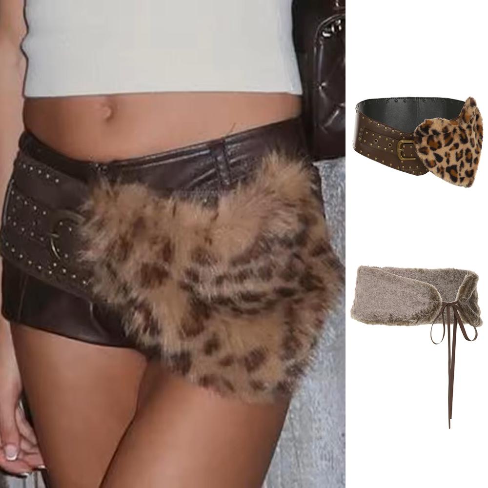 Adjustable Waistband Retro Plush Belt Sexy Bandage Belt for Women Trendy Accessories A
Adjustable Waistband Retro Plush Belt Sexy Bandage Belt for Women Trendy Accessories A