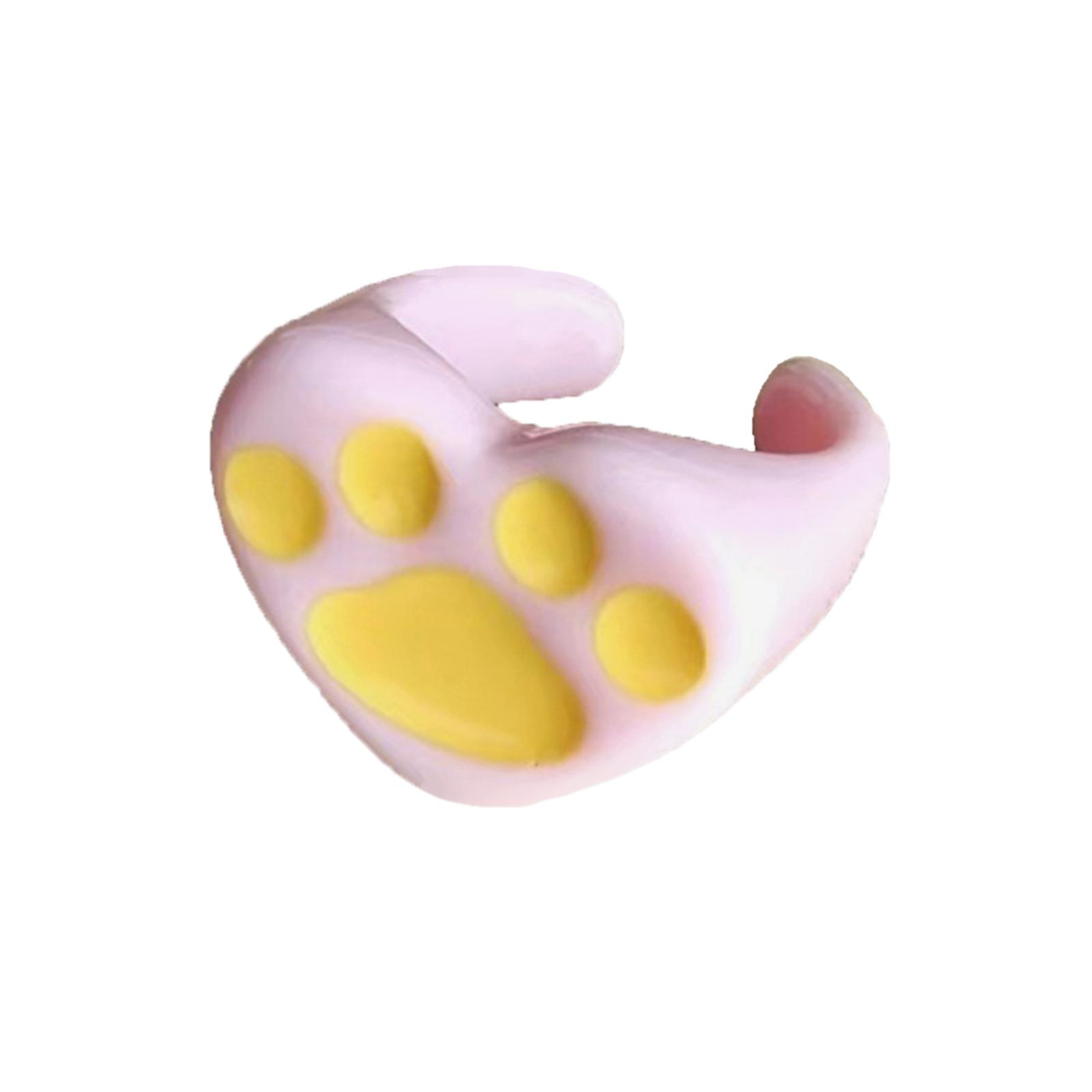 Eye Catching Colorful Bear Paw Open Rings for Women Elegant Heart Shape Open Rings Adjustable Finger Rings Birthday Gift
Eye Catching Colorful Bear Paw Open Rings for Women Elegant Heart Shape Open Rings Adjustable Finger Rings Birthday Gift