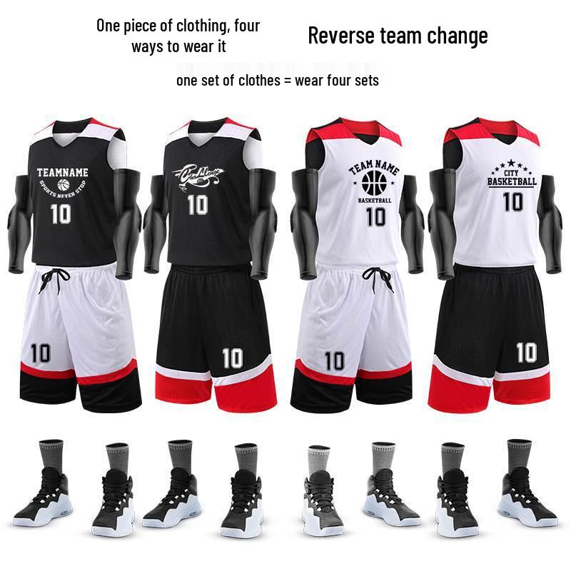 Unisex Basketball Uniform Set: Double-Sided Jerseys & Loose Tank Tops for College Teams & Training 2XL
Unisex Basketball Uniform Set: Double-Sided Jerseys & Loose Tank Tops for College Teams & Training 2XL