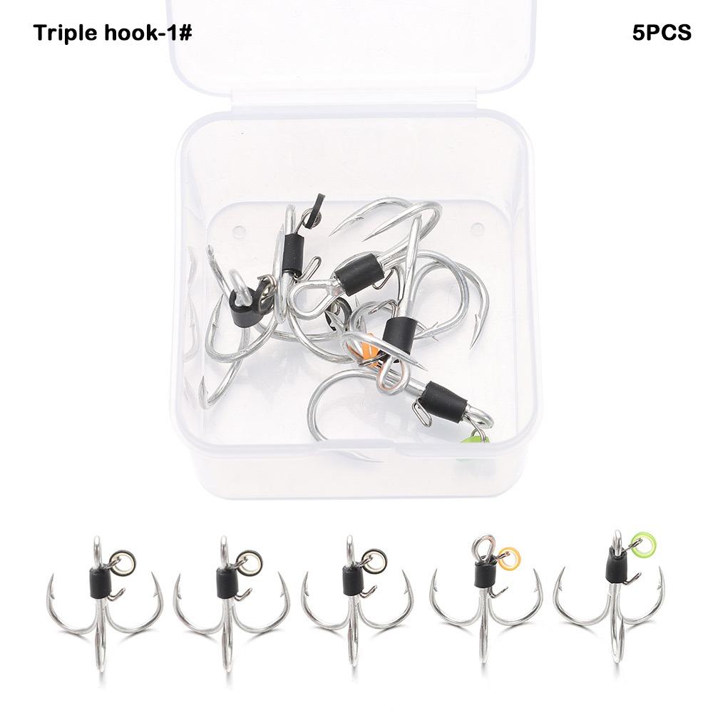 5 шт. гачки для живої креветки Pickerel Подвійний/потрійний гачок Одинарний гачок Hawksbill Морська риболовля Triple hook-1#
5 шт. гачки для живої креветки Pickerel Подвійний/потрійний гачок Одинарний гачок Hawksbill Морська риболовля Triple hook-1#