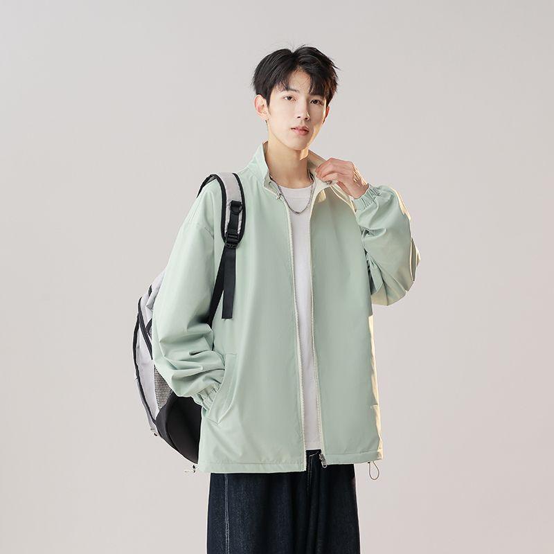 Двусторонняя куртка мужская весна и осень новая мужская куртка носит на открытом воздухе однотонная спортивная куртка со стойкой воротником M
Двусторонняя куртка мужская весна и осень новая мужская куртка носит на открытом воздухе однотонная спортивная куртка со стойкой воротником M