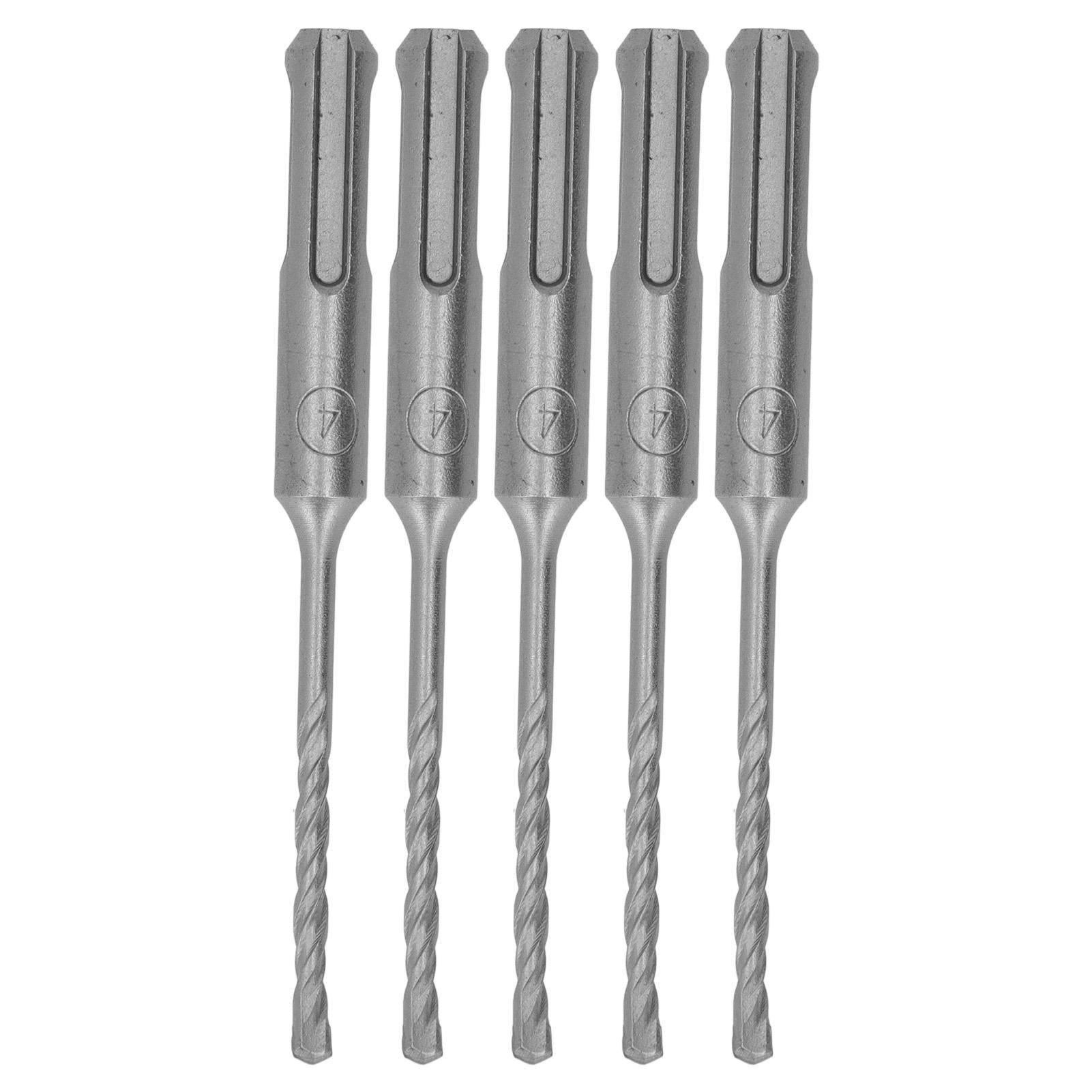5Pcs Rotary Hammer Drill Bit Cemented Carbide Tip Spiral 2 Flutes Drill Bit for Brick Stone 110mm Rotary Hammer Drill Bit
5Pcs Rotary Hammer Drill Bit Cemented Carbide Tip Spiral 2 Flutes Drill Bit for Brick Stone 110mm Rotary Hammer Drill Bit