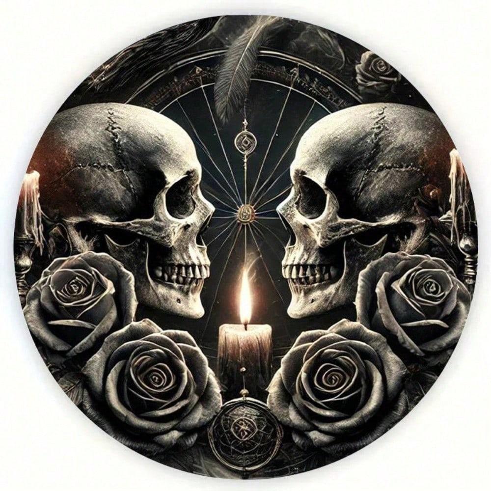 Gothika Skull Round Metal Tin Sign 8x8 Inch Vintage Roses Wall Decor HD Print Retro Pub Plaque Gothic Home Art 20x20 різнокольоровий
Gothika Skull Round Metal Tin Sign 8x8 Inch Vintage Roses Wall Decor HD Print Retro Pub Plaque Gothic Home Art 20x20 різнокольоровий