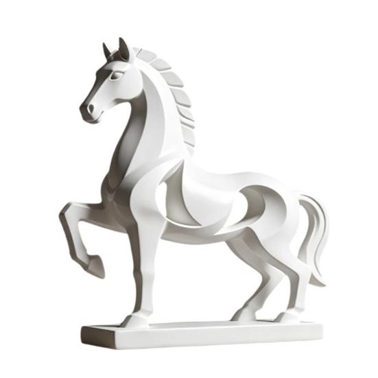 Standing Horse Statue Modern Geometric Horse Ornament Large Base Matte White Art Figurine for Home Office Living Room Decor Luck Wealth Gift белый
Standing Horse Statue Modern Geometric Horse Ornament Large Base Matte White Art Figurine for Home Office Living Room Decor Luck Wealth Gift белый
