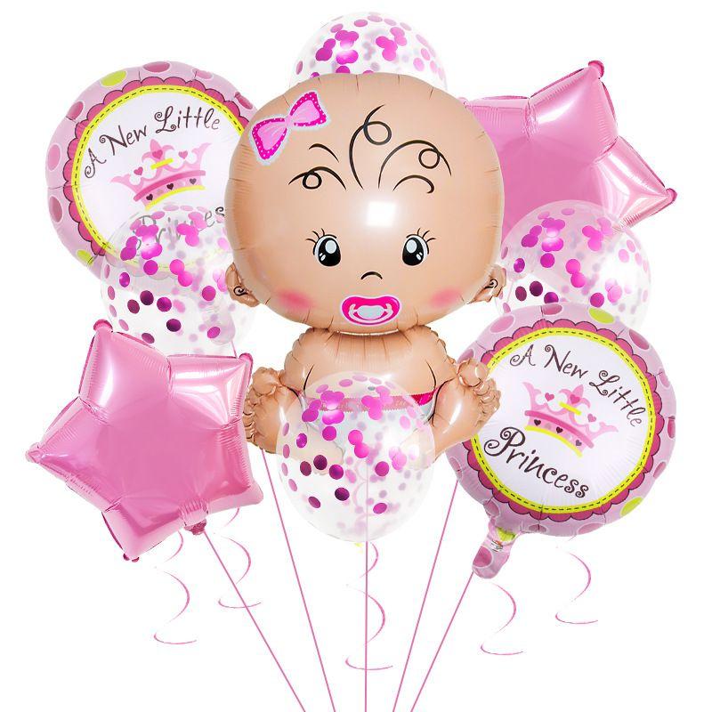 Набір повітряних куль для теми Baby Shower, прикраси для теми першого дня народження дитини Pink sequined model
Набір повітряних куль для теми Baby Shower, прикраси для теми першого дня народження дитини Pink sequined model