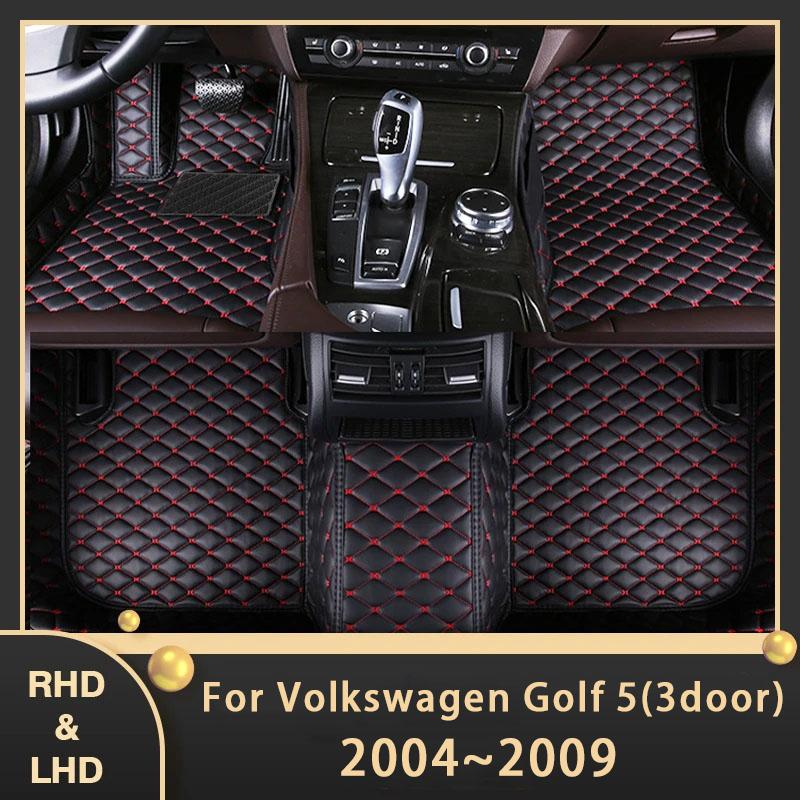 Автомобильные коврики для Volkswagen VW Golf 5 Mk5 3 двери 1K 2004 ~ 2009 Пользовательские автоматические подушечки для ног Кожаный ковер Аксессуары для интерьера
Автомобильные коврики для Volkswagen VW Golf 5 Mk5 3 двери 1K 2004 ~ 2009 Пользовательские автоматические подушечки для ног Кожаный ковер Аксессуары для интерьера