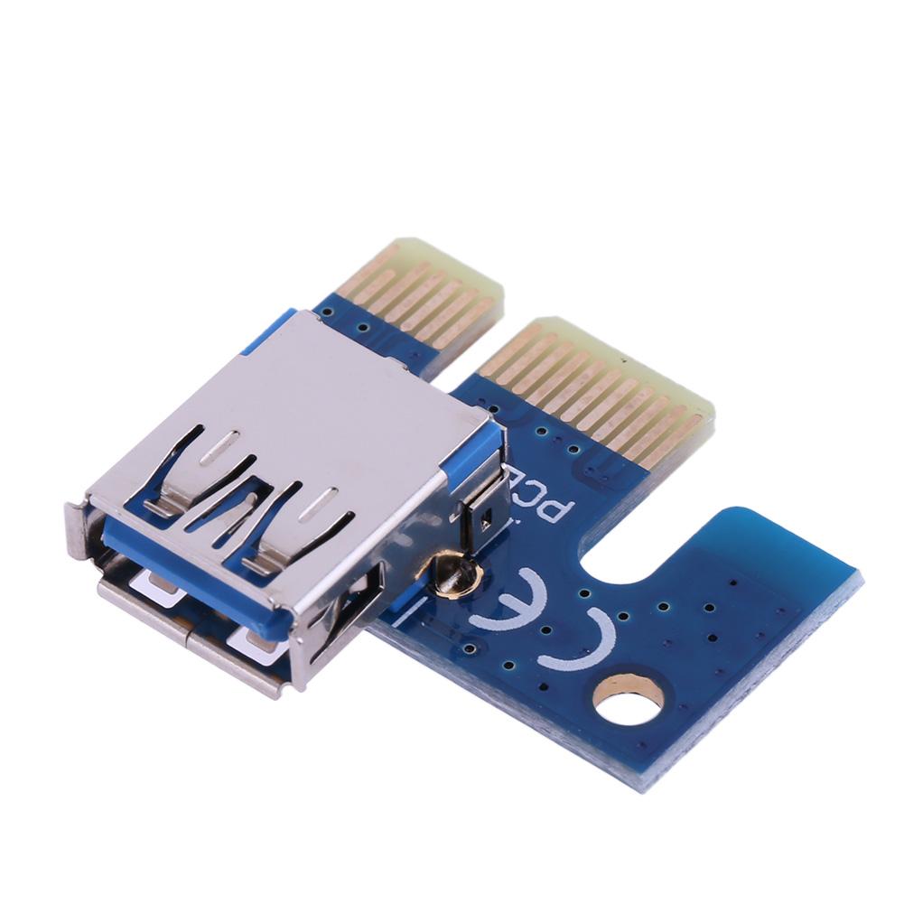 PCI Express 1X to USB 3.0 Female Adapter for PCIe Riser Bitcoin BTC Mining Blue
PCI Express 1X to USB 3.0 Female Adapter for PCIe Riser Bitcoin BTC Mining Blue