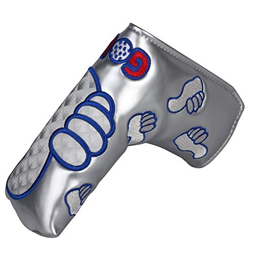 High quality PU leather Putter cover compatible with Scotty Cameron Odyssey Magnetic type closure GoodJob embroidery Pin type (Silver)
High quality PU leather Putter cover compatible with Scotty Cameron Odyssey Magnetic type closure GoodJob embroidery Pin type (Silver)