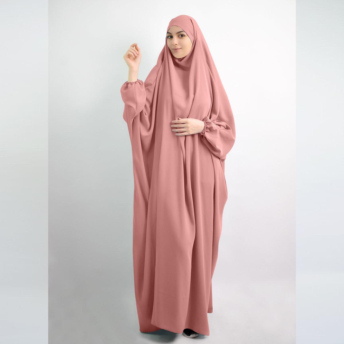 Мусульманское женское платье с капюшоном Абая, молитвенная одежда, хиджаб, длинные веревочные комплекты, полное покрытие, платье для Рамадана, абайя, исламская молитва Ид
Мусульманское женское платье с капюшоном Абая, молитвенная одежда, хиджаб, длинные веревочные комплекты, полное покрытие, платье для Рамадана, абайя, исламская молитва Ид