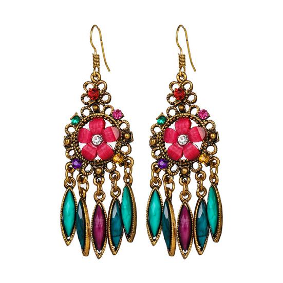 1 пара женских серег в форме цветка с кисточками и блестящими стразами для выпускного вечера разноцветный
1 пара женских серег в форме цветка с кисточками и блестящими стразами для выпускного вечера разноцветный