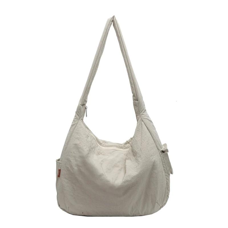 Classic Solid Nylon Crossbody Bag Casual Large Capacity Tote Fashionable Women s Bag Retro Simple Shoulder Bag хакі
Classic Solid Nylon Crossbody Bag Casual Large Capacity Tote Fashionable Women s Bag Retro Simple Shoulder Bag хакі