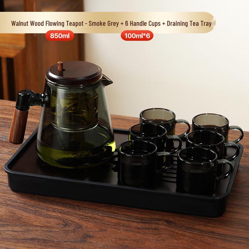 Tea Xun 850ML Handmade Glass Infuser Teapot Set
Tea Xun 850ML Handmade Glass Infuser Teapot Set