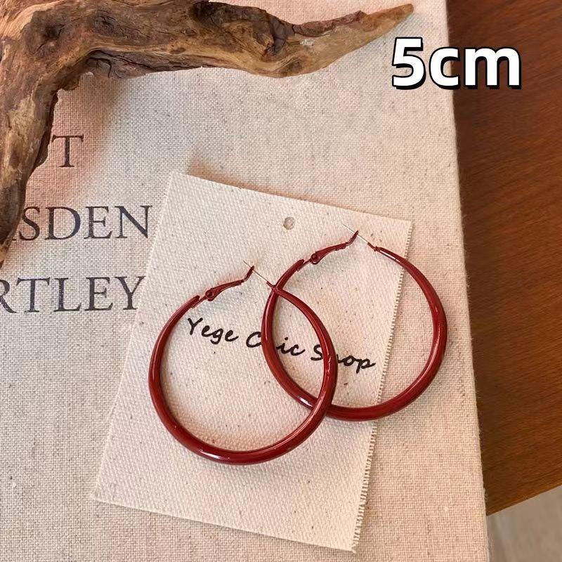 111 silver needle Ankola red geometric round earrings for women, new light luxury high-end retro exaggerated earrings 925 silver needle
111 silver needle Ankola red geometric round earrings for women, new light luxury high-end retro exaggerated earrings 925 silver needle