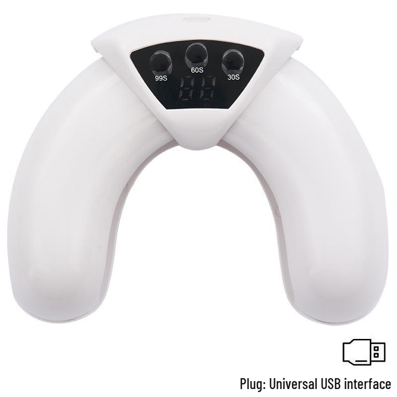 Dual Light Foldable Manicure Lamp - Smart Crescent Shape, High Power, Quick-Dry, Two-Hand Phototherapy Nail Dryer.
Dual Light Foldable Manicure Lamp - Smart Crescent Shape, High Power, Quick-Dry, Two-Hand Phototherapy Nail Dryer.