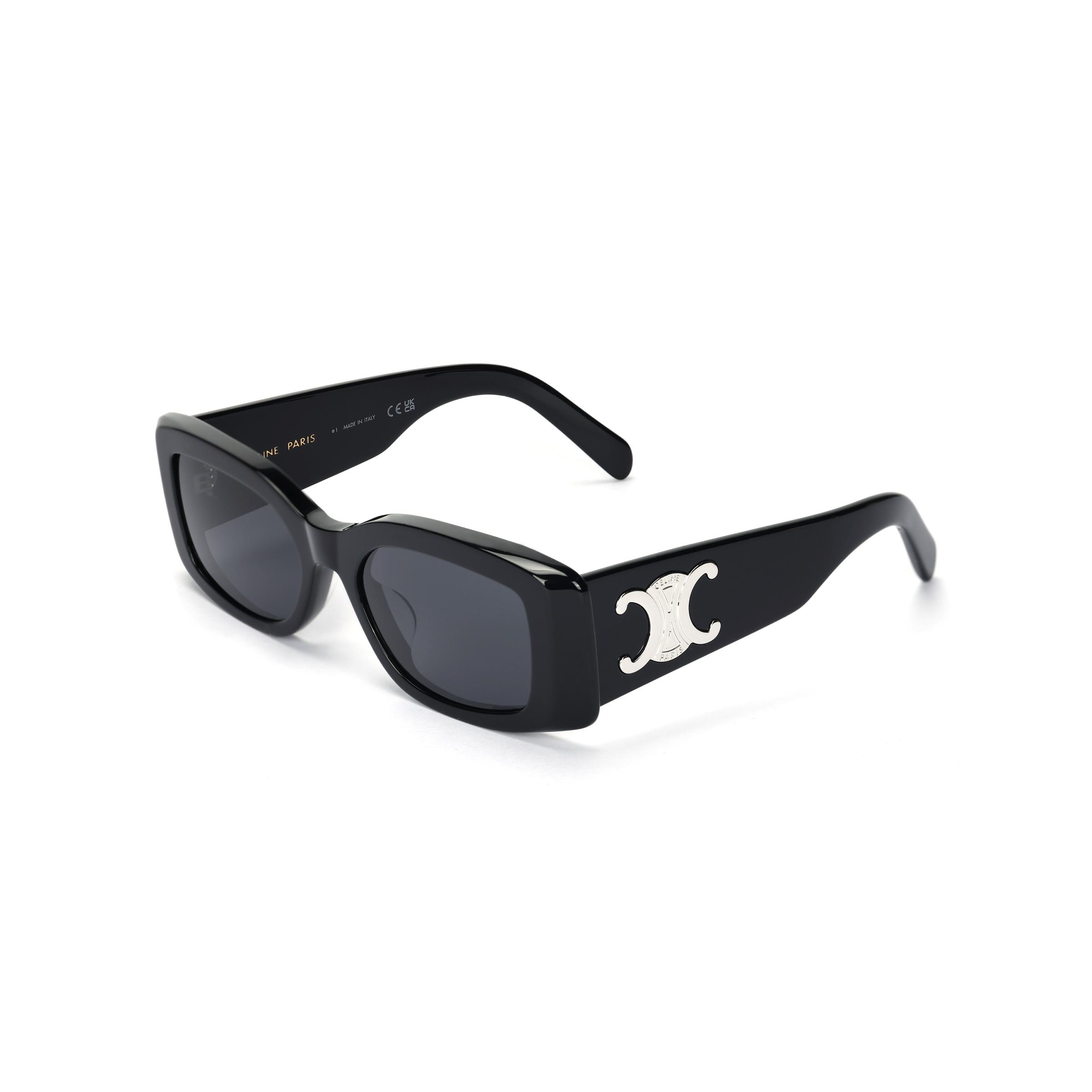 Celine Rectangular Sunglasses With Engraved Temples Women sunglasses Black CL40282U5301A Brown Eyeglass Pouch
Celine Rectangular Sunglasses With Engraved Temples Women sunglasses Black CL40282U5301A Brown Eyeglass Pouch